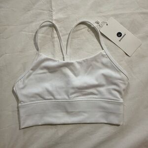 Queenieke White Sports Bra S